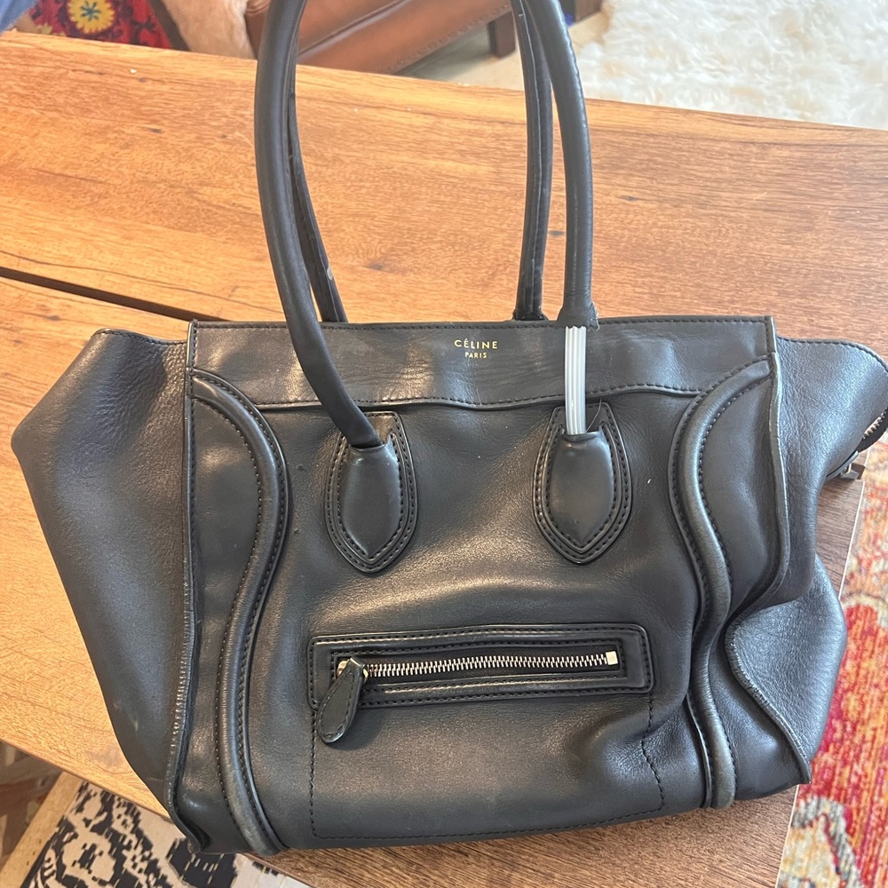 Heavily used Celine Phantom bag